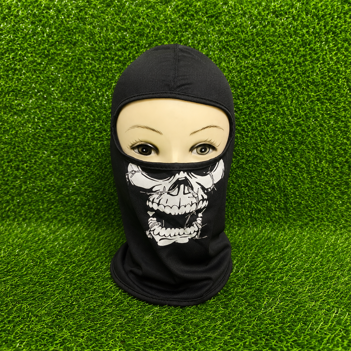 Pasamontañas Calavera Unisex – Máscara Multifuncional Elástica Con Protección UV Para Moto Y Outdoor