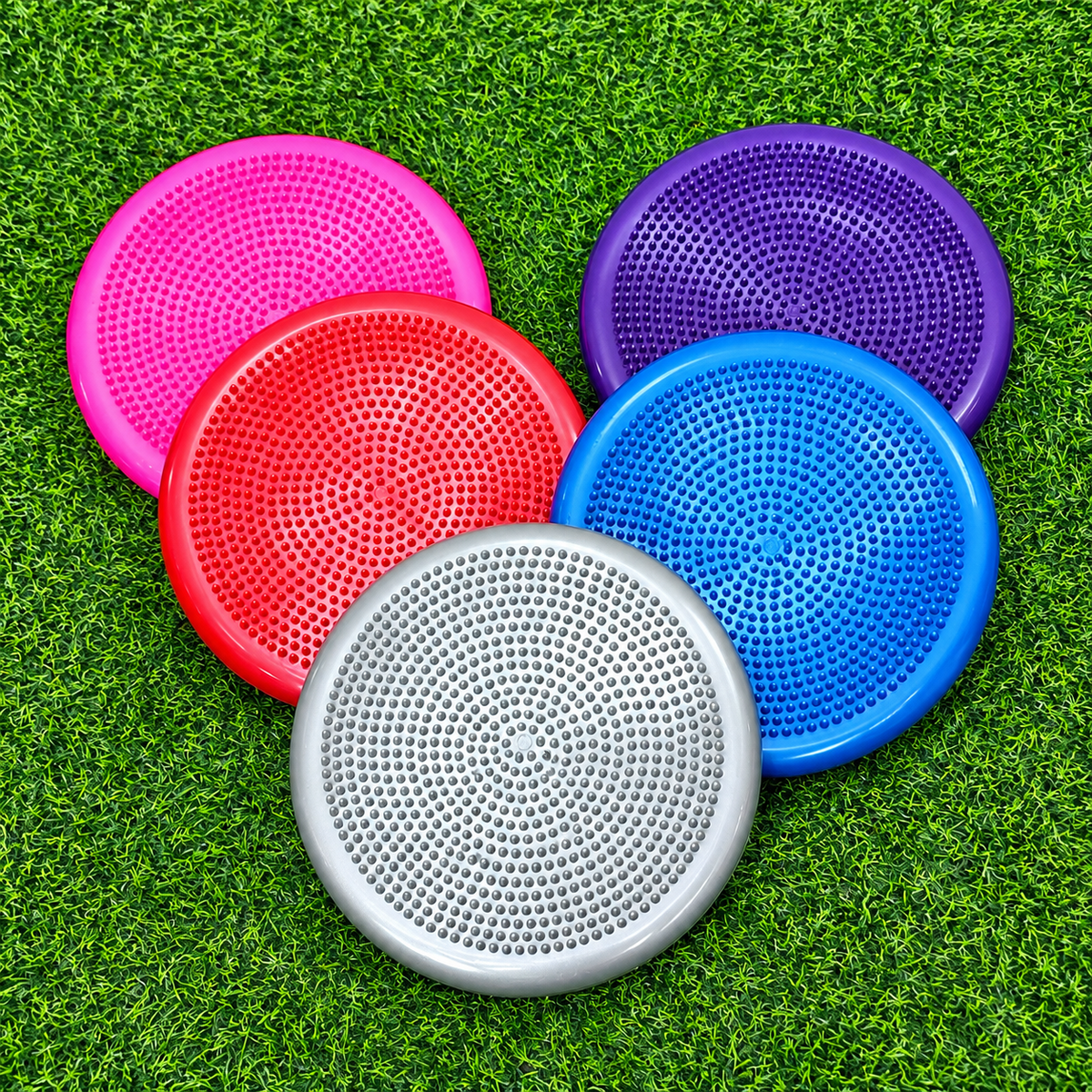 Pelota Plana Bosu Equilibrio Fitness Yoga Semiesfera De PVC