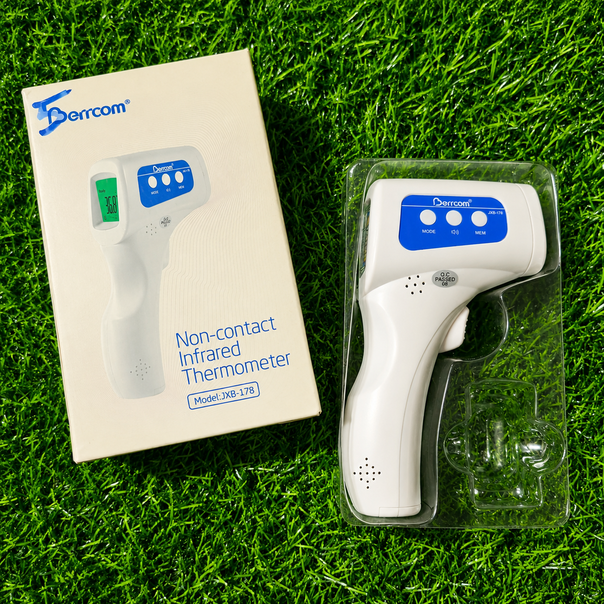 Termómetro Infrarrojo Sin Contacto – Medición Corporal, Ambiental Y De Objetos Con Pantalla LCD