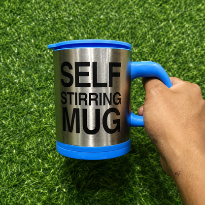 Taza Batidora Automática 400ml – Acero Inoxidable Con Mezclador Interno Y Botón De Activación