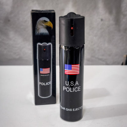 Gas Pimienta Aerosol De Defensa Personal Portátil De 110 Ml – Diseño Compacto Con Tapa De Seguridad Para Bolso Y Guantera