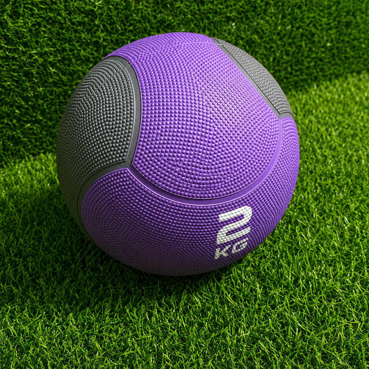Pelota Medicinal LiveUp 2kg – Balón De Goma Antideslizante Para Entrenamiento Funcional Y Fuerza