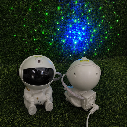 Proyector LED Galaxia Astronauta – Luz Nocturna Decorativa Con Control Remoto Y Stickers