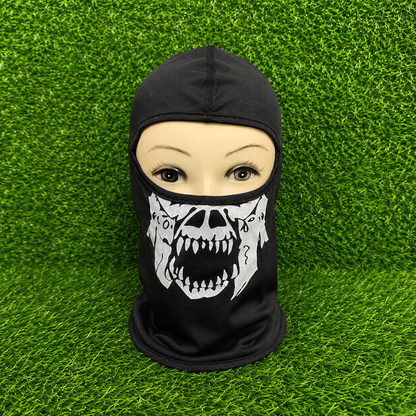 Pasamontañas Calavera Unisex – Máscara Multifuncional Elástica Con Protección UV Para Moto Y Outdoor