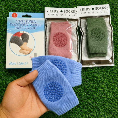 Rodilleras Antideslizantes Para Bebés De Gateo – Protectores Elásticos Suaves Con Almohadilla Antigolpes