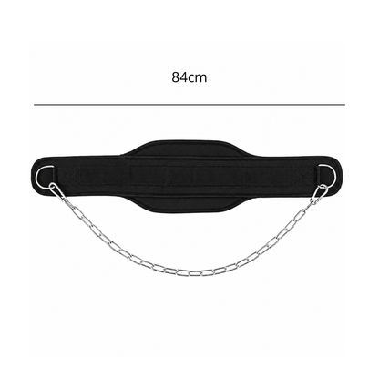Cinturón de Lastre con Cadena para Fondos, Dominadas y Calistenia