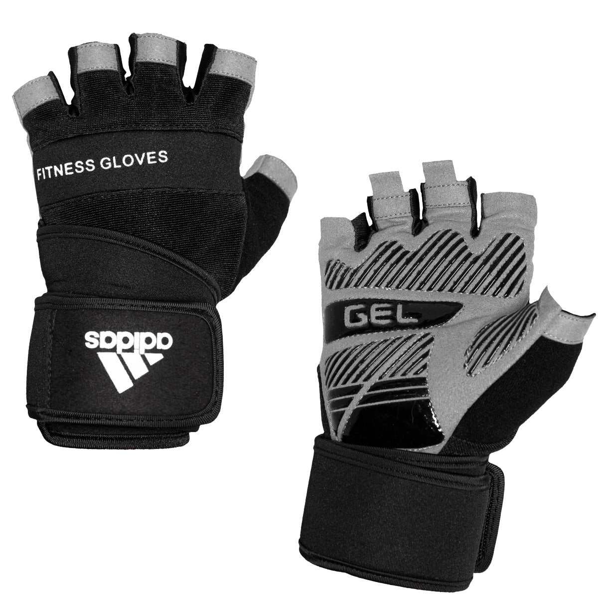 Guantes Deportivos Para Gimnasio, Ciclismo Y Crossfit – Adidas Con Muñequera Ajustable Y Tejido Transpirable Dri-Fit