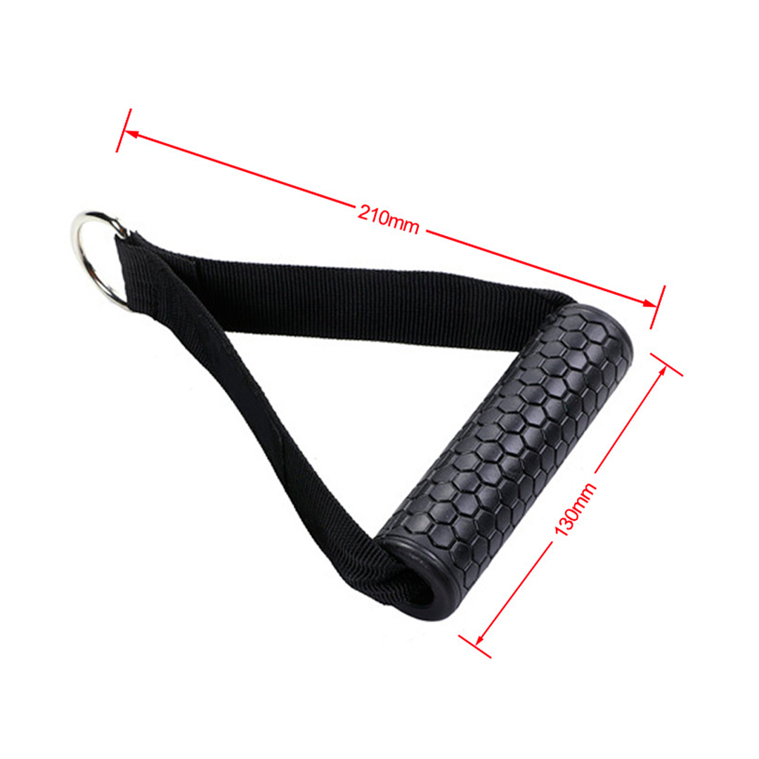 Acople Manijas Para Poleas De Gimnasio – Agarre Antideslizante Con Correa Resistente Para Jalones, Polea Alta Y Entrenamiento De Fuerza