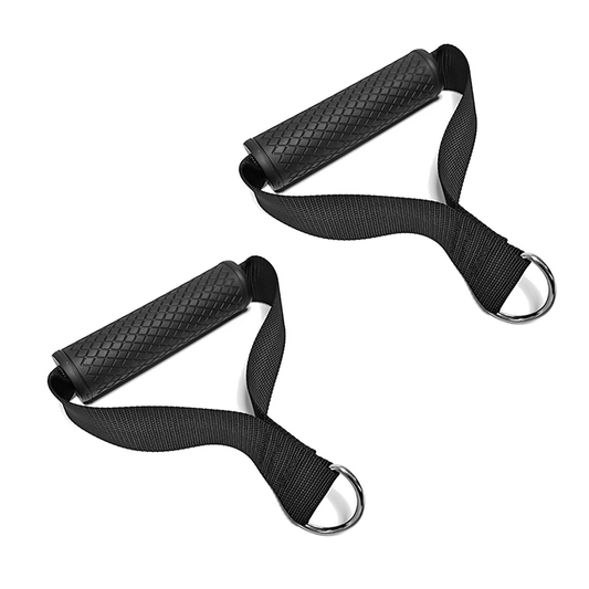 Acople Manijas Para Poleas De Gimnasio – Agarre Antideslizante Con Correa Resistente Para Jalones, Polea Alta Y Entrenamiento De Fuerza