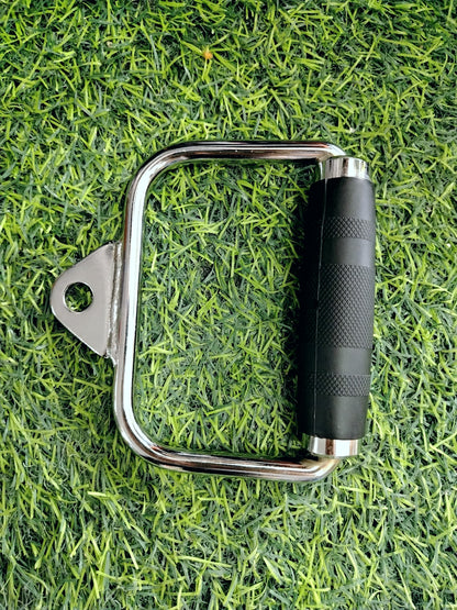 Acople Agarre De Polea En D – Mango Individual De Acero Con Empuñadura Antideslizante Para Entrenamiento De Fuerza