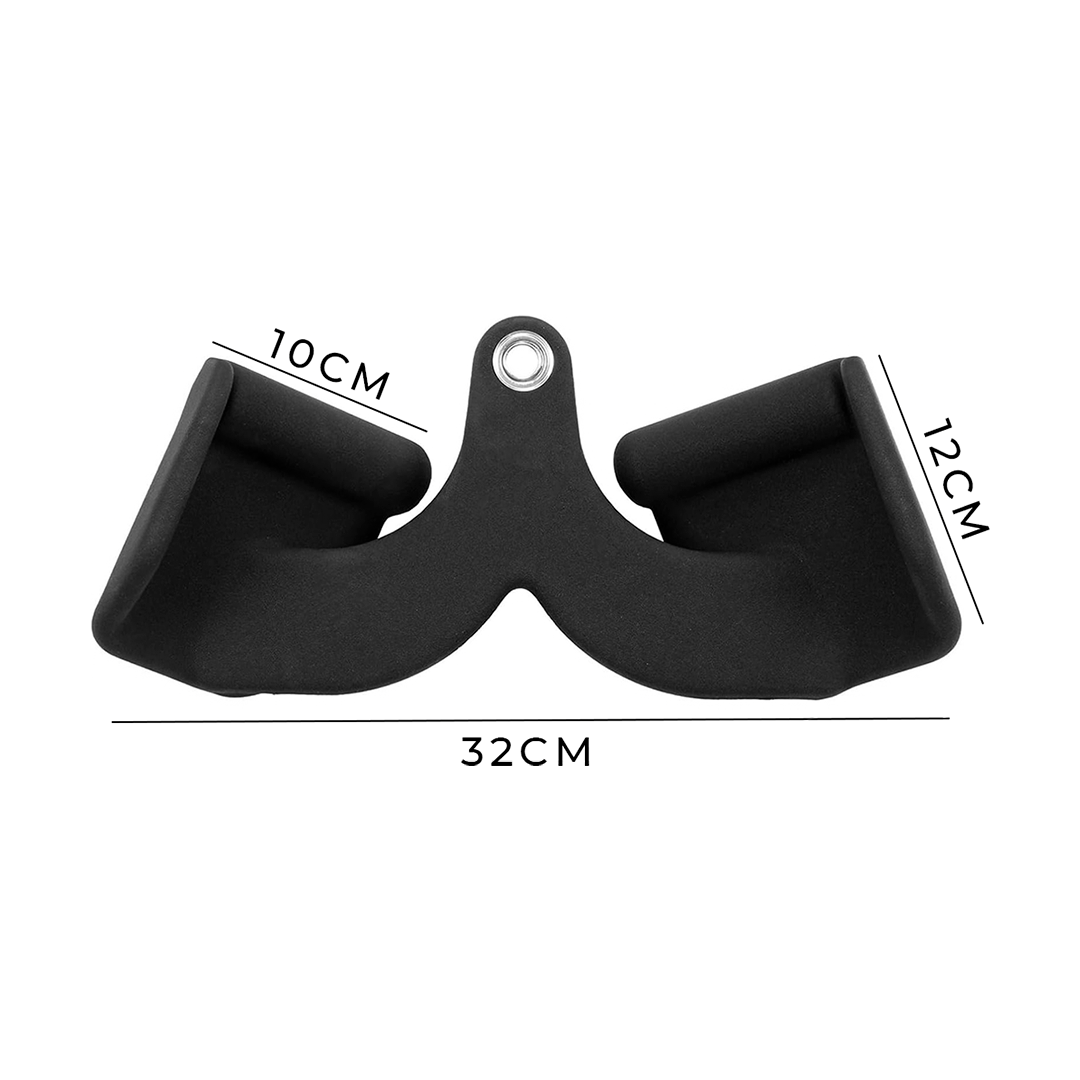 Acople En A Doble – Agarre Ergonómico Para Jalones Y Remo En Polea Con Agarre Neutro