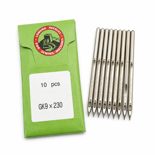 Agujas Industriales GK9x230 Para Máquina De Costal – Pack De 10 Para Cerradora De Sacos Y Empaques
