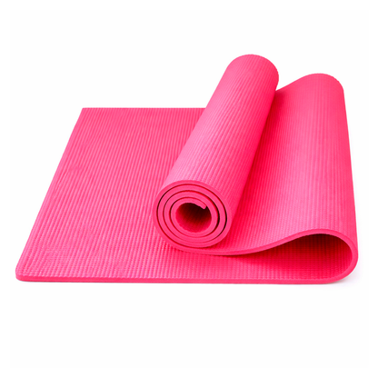 Alfombra Mat De Yoga PVC – Colchoneta Liviana Para Pilates, Estiramientos Y Ejercicio En Casa O Gimnasio