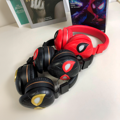 Audífonos Bluetooth Spider-Man NM27 Gaming RGB – Diseño Infantil Con Luces LED Y Sonido Estéreo