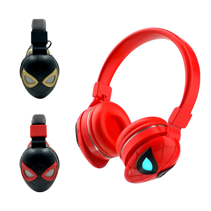 Audífonos Bluetooth Spider-Man NM27 Gaming RGB – Diseño Infantil Con Luces LED Y Sonido Estéreo