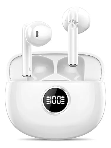 Audífonos Bluetooth Esdras TWS75 – Diseño Moderno Con Cancelación De Ruido Y Pantalla LED