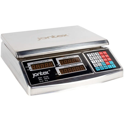 Balanza Digital Comercial 40kg – Báscula Electrónica Con Cálculo De Precio Para Tienda Y Local