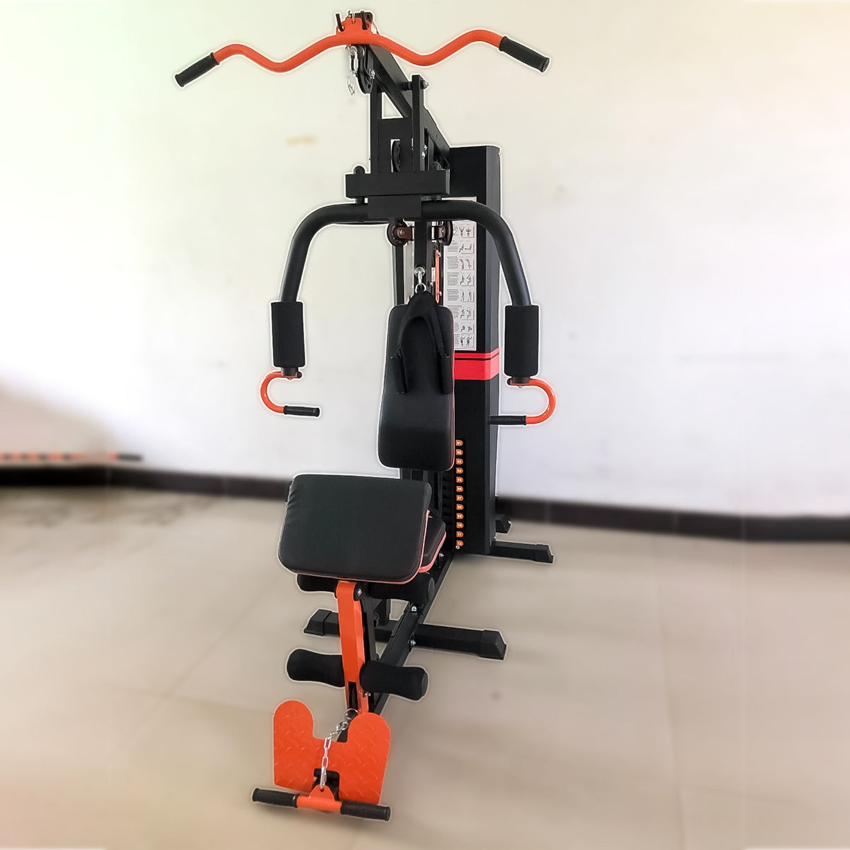 Banco Multifuerza 150lbs Multifuncional Gym Gimnasio Pesas Importado