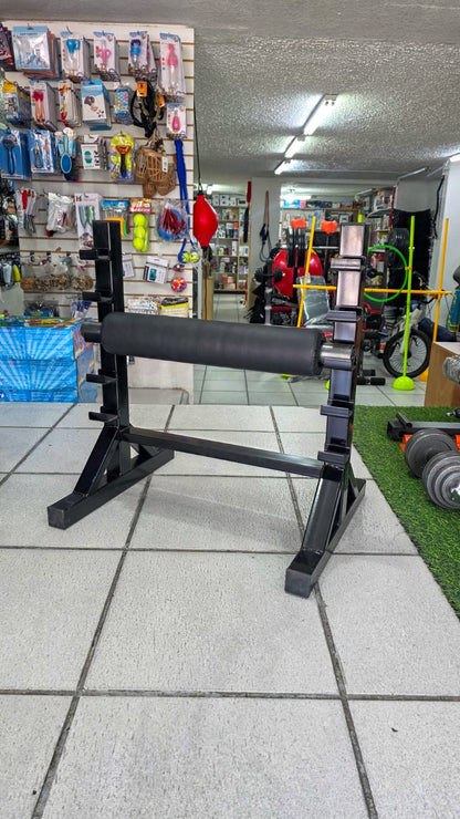 Banco Para Sentadilla Búlgara Metálico – Soporte Estándar Fijo Para Ejercicios De Pierna En Casa O Gimnasio