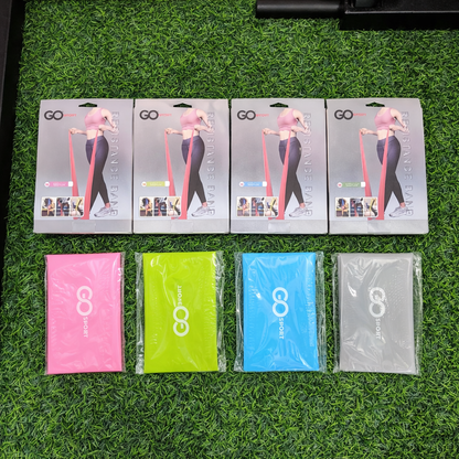 Bandas Elásticas TheraBand Resistentes – Liga Latex Set de 4 Unidades Ejercicio