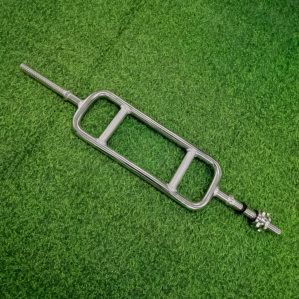 Barra Romana Estándar 87 Cm – Con Seguros, Ideal Para Press, Bíceps Y Tríceps Ejercicio Gym