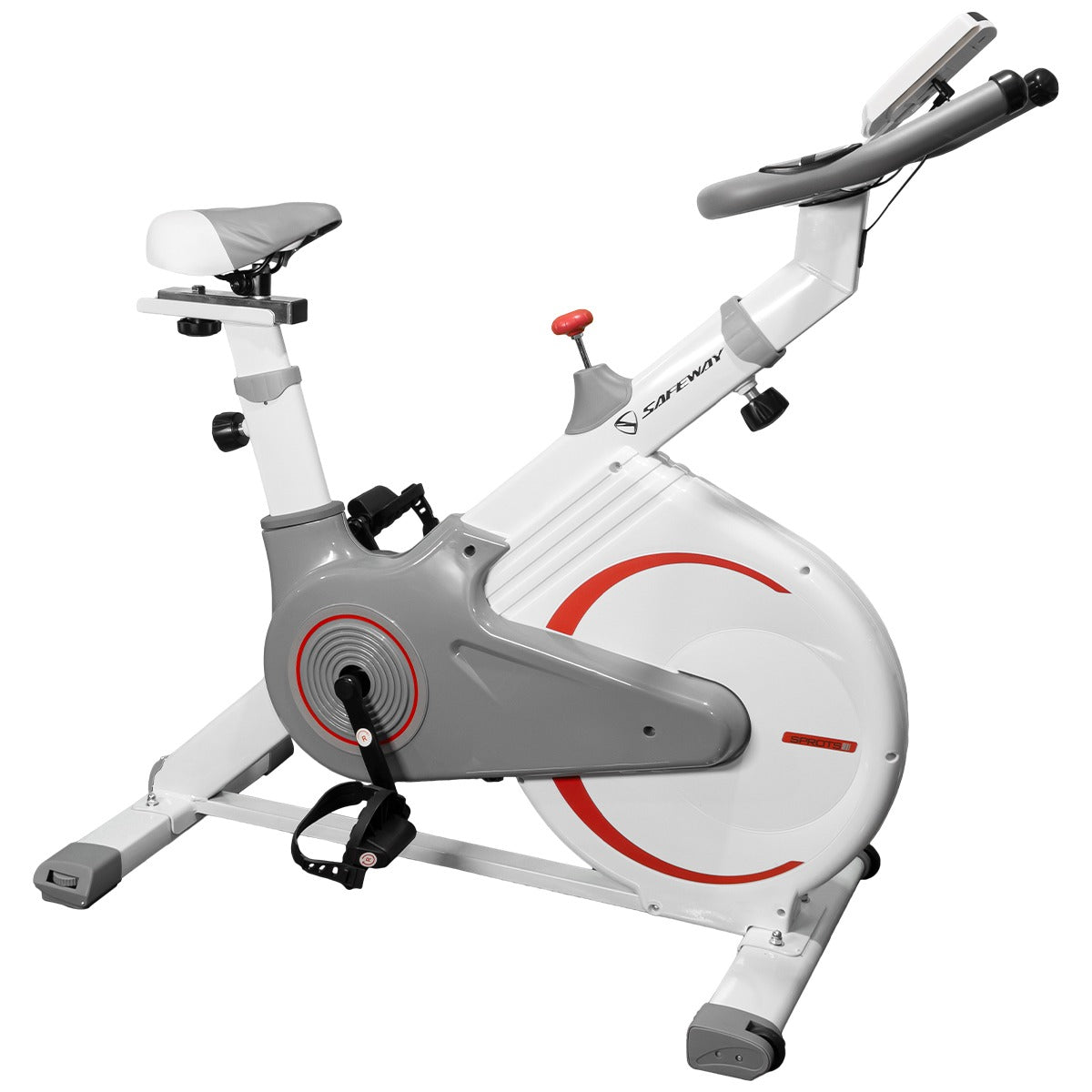 Bicicleta Spinning Safeway 6KG – Regulable Con Panel Digital Y Freno A Presión