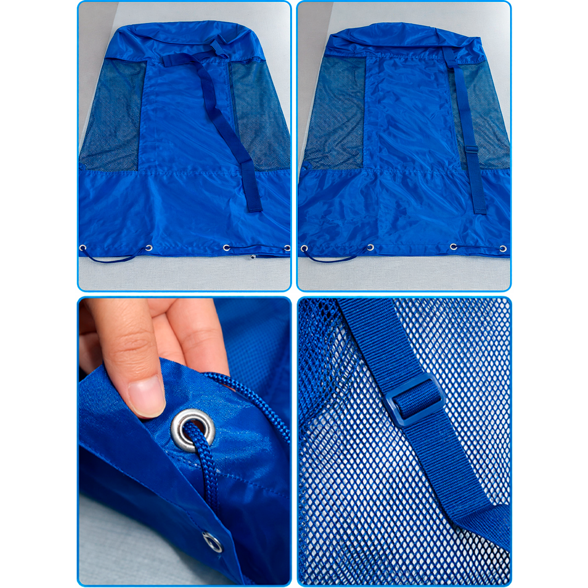 Bolsa de Malla Deportiva para Balones con Cordón 130x70cm