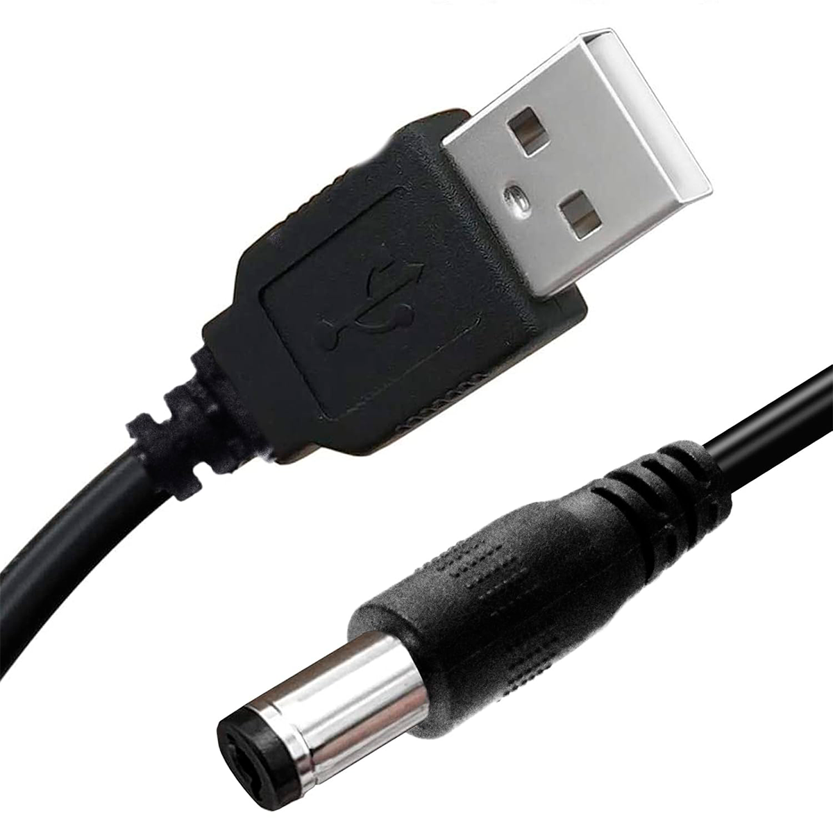 Cable De Alimentación USB A CC – Cable Adaptador USB A Tamaño CC Para Cámara, Dispositivos Electrónicos Y Accesorios