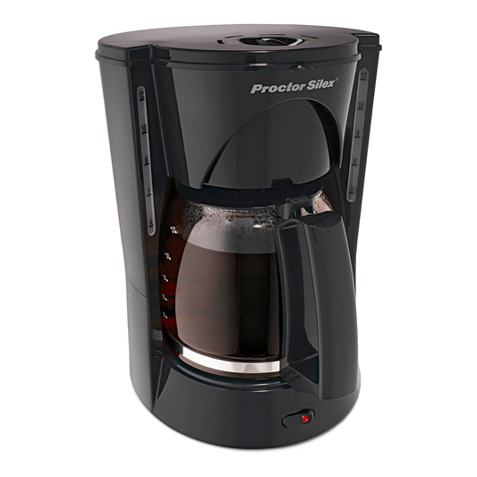 Cafetera Proctor Silex 12 48524RY-MX Tazas Con Jarra De Vidrio – Diseño Compacto Y Función De Pausa Automática
