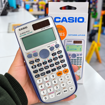 Calculadora Científica Casio FX-991ES PLUS – 417 Funciones, Solar Y Batería, Pantalla Natural