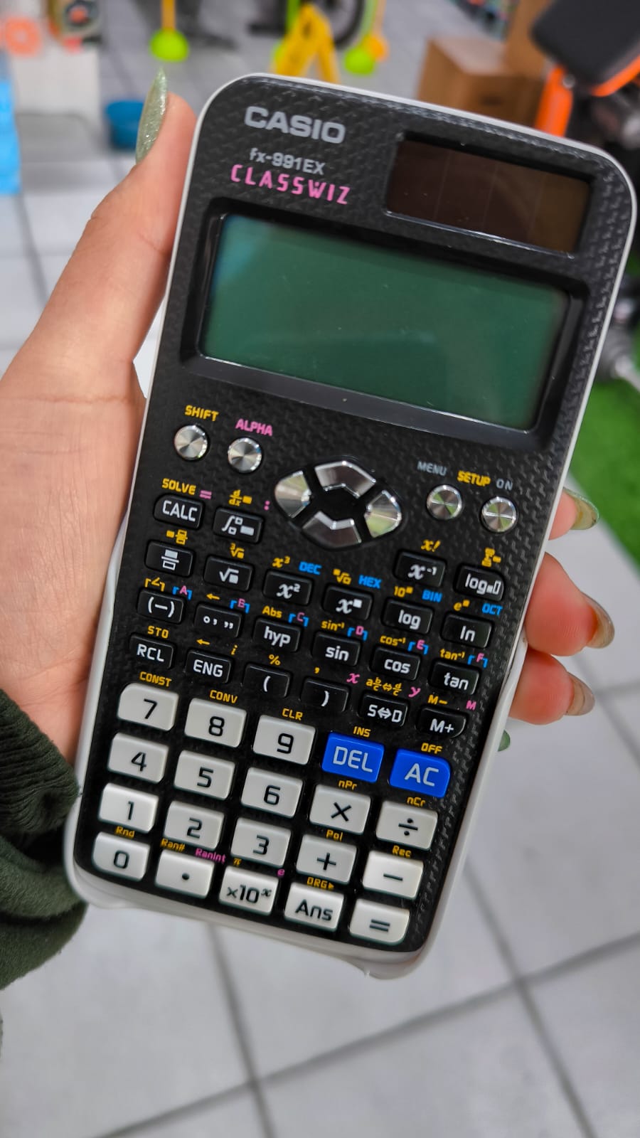 Calculadora Científica Casio FX-991EX CLASSWIZ – 553 Funciones, Hoja De Cálculo Y Pantalla De Alta Resolución