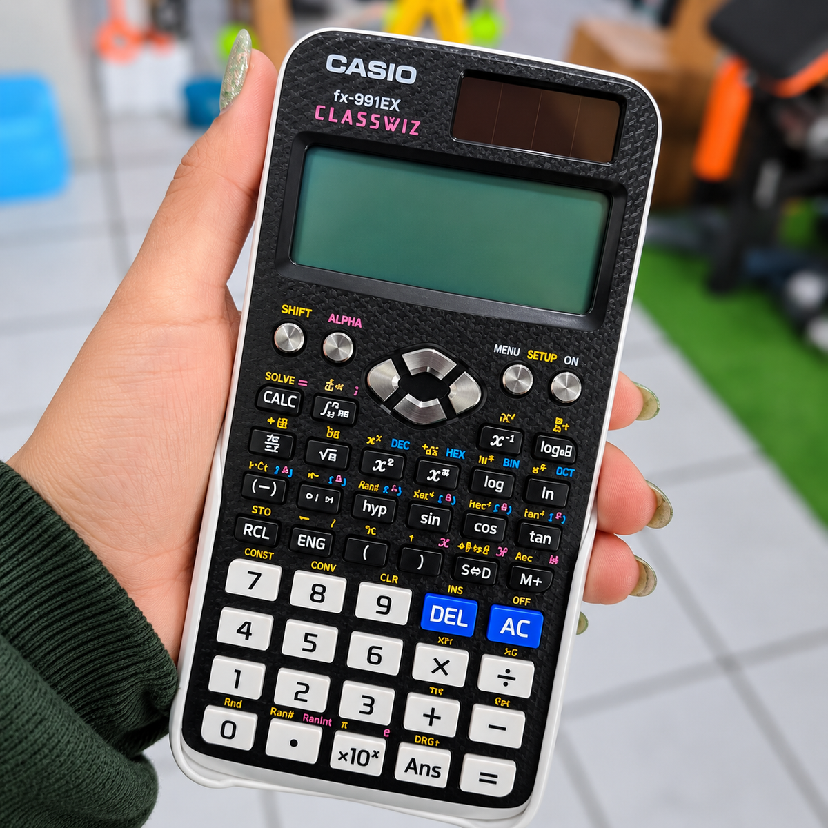 Calculadora Científica Casio fx-991EX Classwiz – 552 Funciones Con Pantalla Natural Para Estudiantes