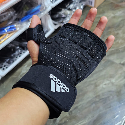 Calleras Adidas Con Muñequera Y Palma Antideslizante – Protección Para Pesas, Gym Y Calistenia Unisex