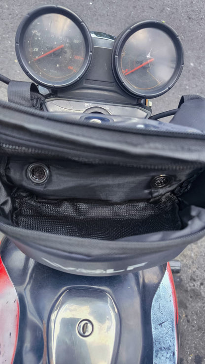 Canguro Para Moto WOLF Impermeable Con Pantalla Para Teléfono – Soporte Frontal Multifuncional