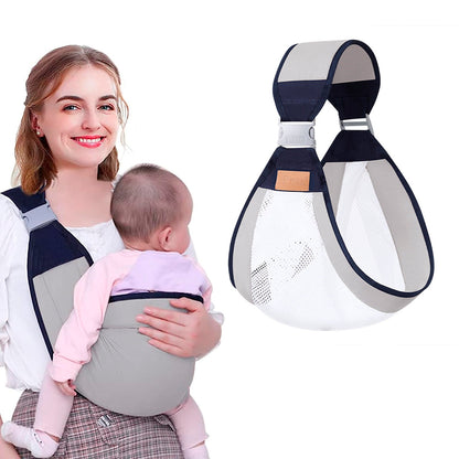 Canguro Portabebés Ergonómico Transpirable Con Arnés Ajustable Para Mamá Y Papá