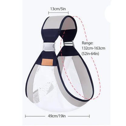 Canguro Portabebés Ergonómico Transpirable Con Arnés Ajustable Para Mamá Y Papá