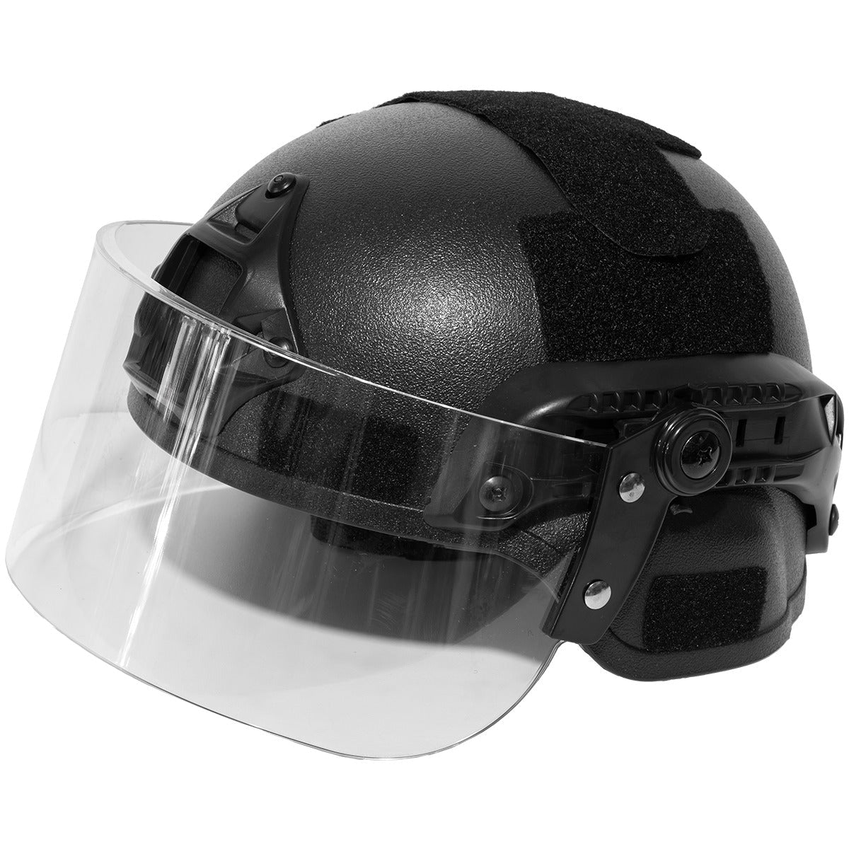 Casco Táctico + Visor Militar Policial Moto Airsoft Paintball