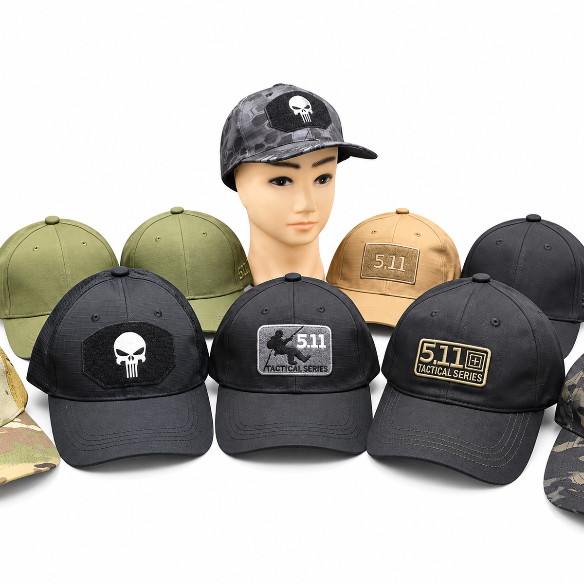 Gorras Ajustables Con Velcro Trasero Estilo Deportivo Urbano Y Militar – Accesorio Para Todo Look Diario