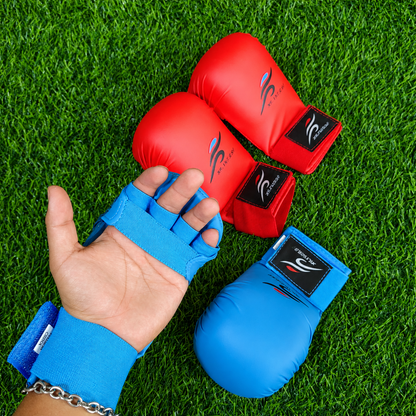 Guantes de Karate con Correa de Seguridad – Protección y Comodidad en Combates y Entrenamientos