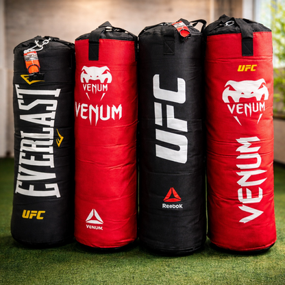 Combo Arena Completa — Saco Venum 150cm + Soporte + Guantes 14oz + Espinilleras + Vendas + Bucal + Cuerda