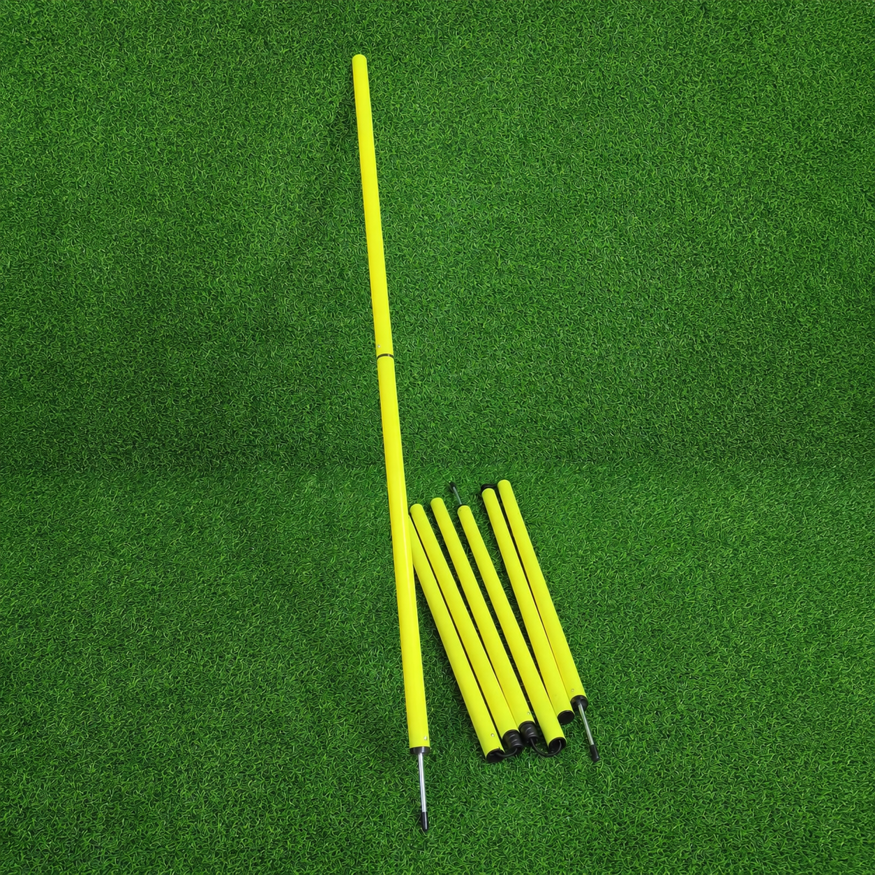 Set de 4 Postes De Entrenamiento Para Fútbol 163 Cm – Agilidad, Coordinación Y Velocidad Para Césped Natural