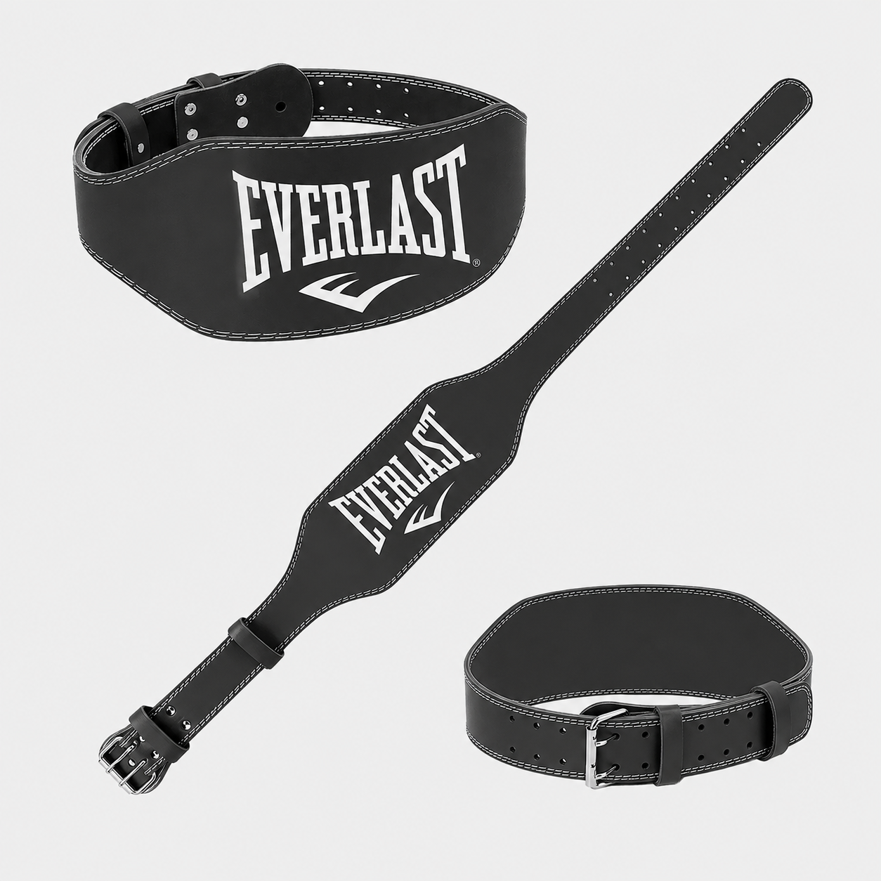 Cinturón De Gimnasio Everlast Para Pesas – Soporte Lumbar Para Entrenamiento De Fuerza