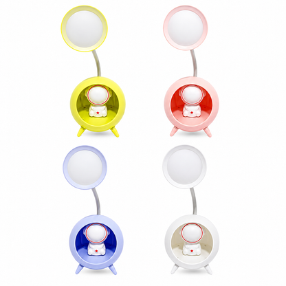 Lámpara Led Infantil Spaceman Con Bolita De Luz – Recargable Para Escritorio Con 2 Modos De Iluminación Y Diseño Decorativo De Astronauta