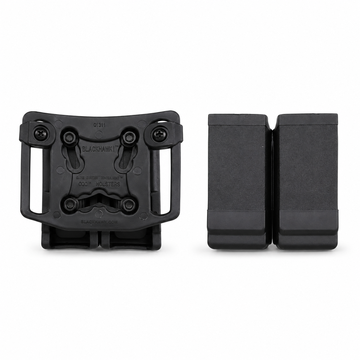 Porta Cargador Doble Tipo Paddle Con Montaje Para Correa – Estuche Rígido Para Pistolera Táctica
