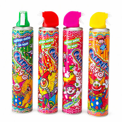 Espuma De Carnaval Chispifarra De 380 G – Carioca Económica No Mancha Para Fiestas Y Eventos Familiares