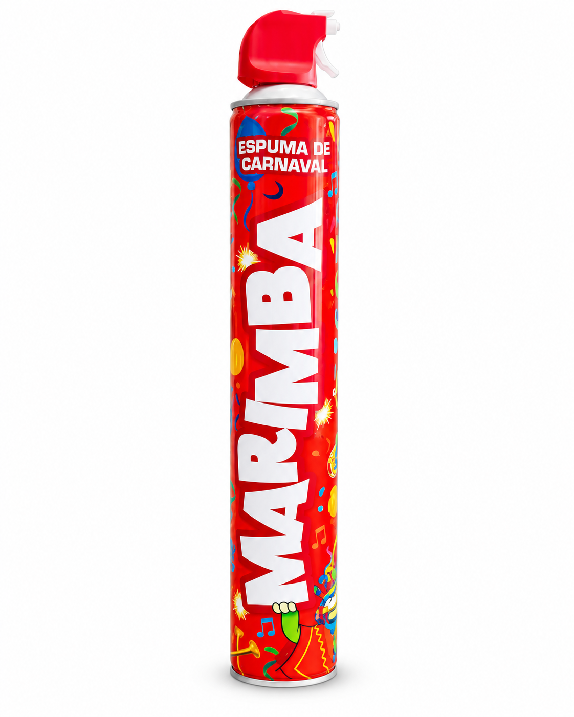 Espuma De Carnaval Marimba 630 G – Carioca No Mancha De Alto Rendimiento Para Fiestas Y Eventos
