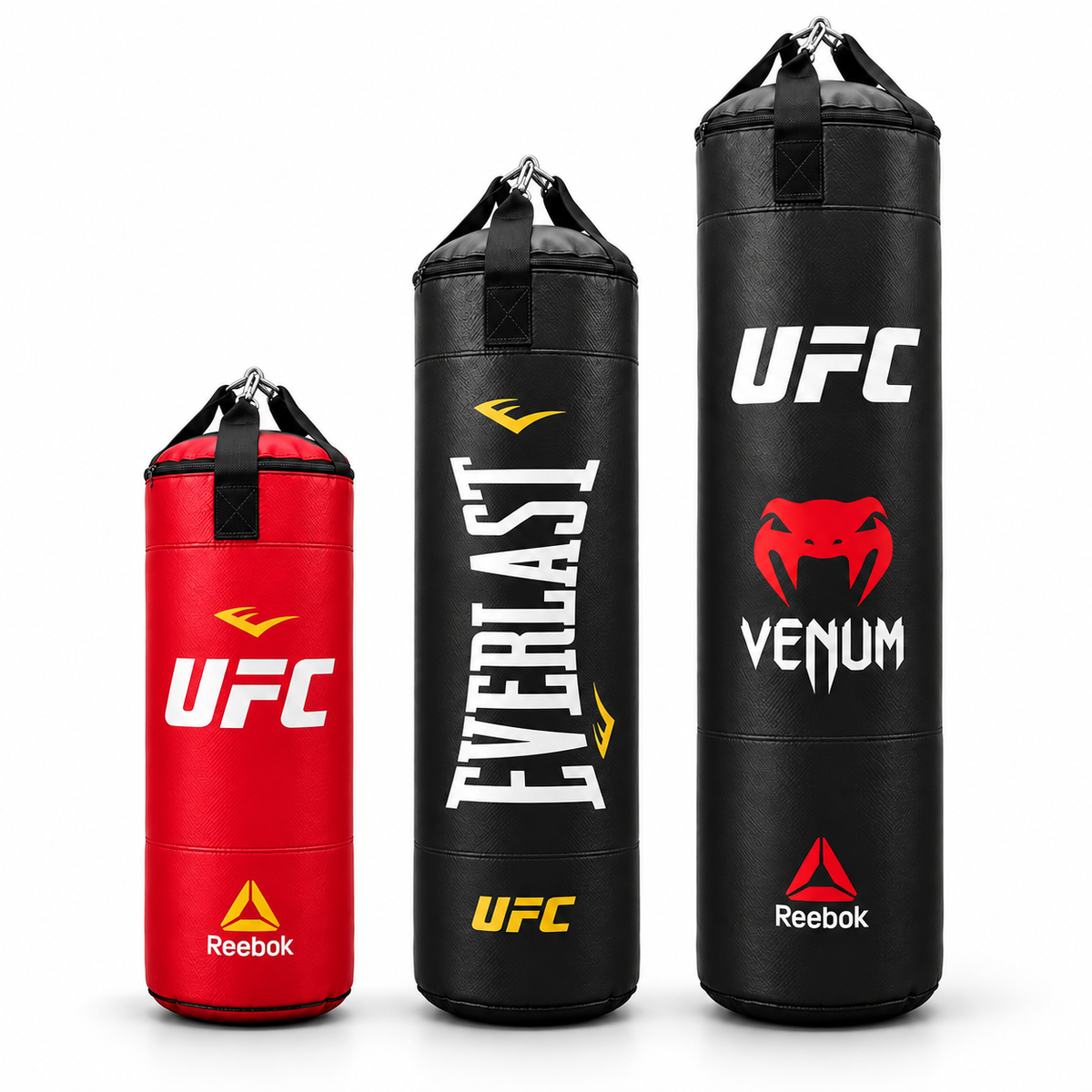 Saco De Boxeo Para Entrenamiento – Con Cadenas, Relleno De Tela Y Sistema De Gancho Para Uso En Casa O Gimnasio
