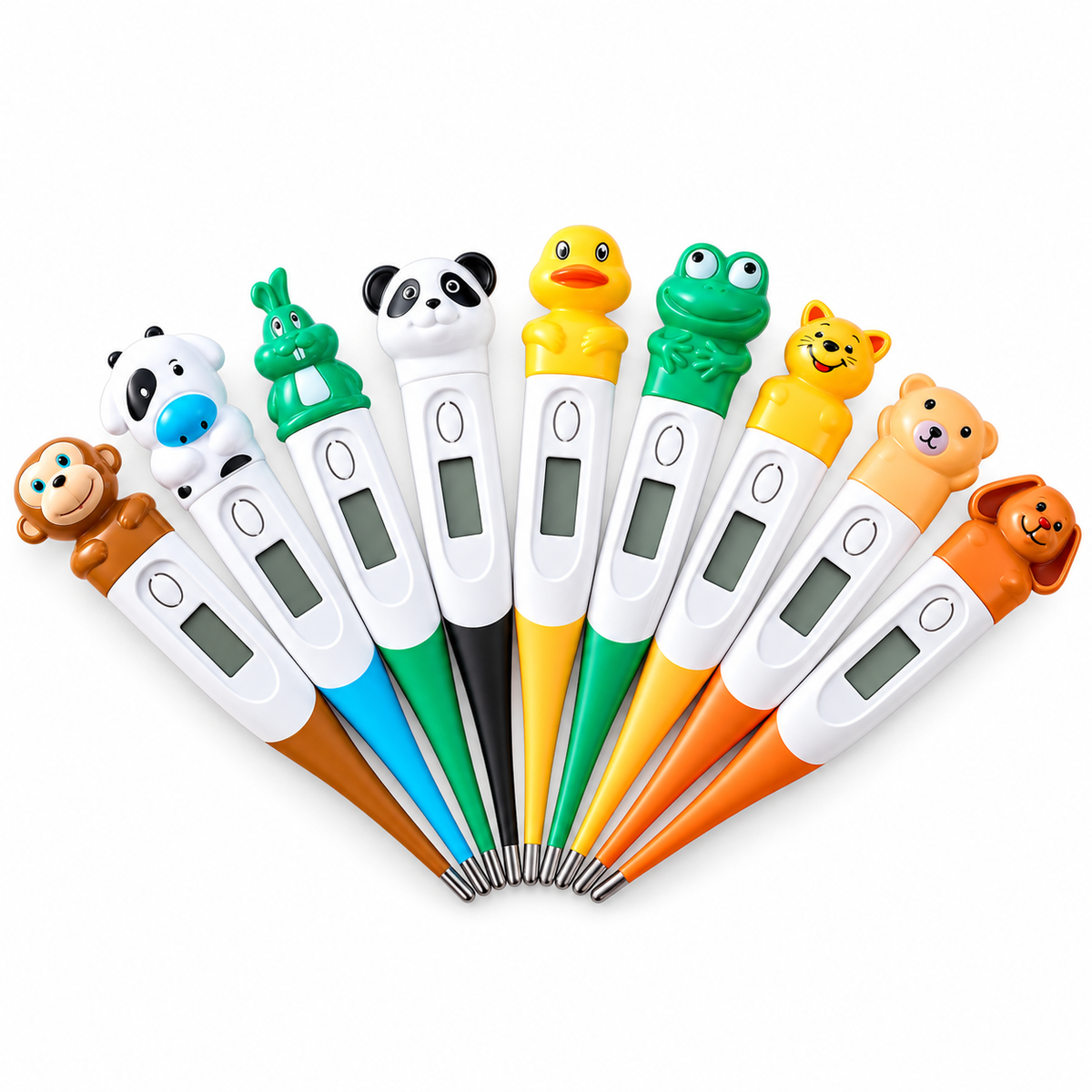 Termómetro Digital Infantil Con Animales – Punta Flexible Y Pantalla LCD Para Bebés Y Niños