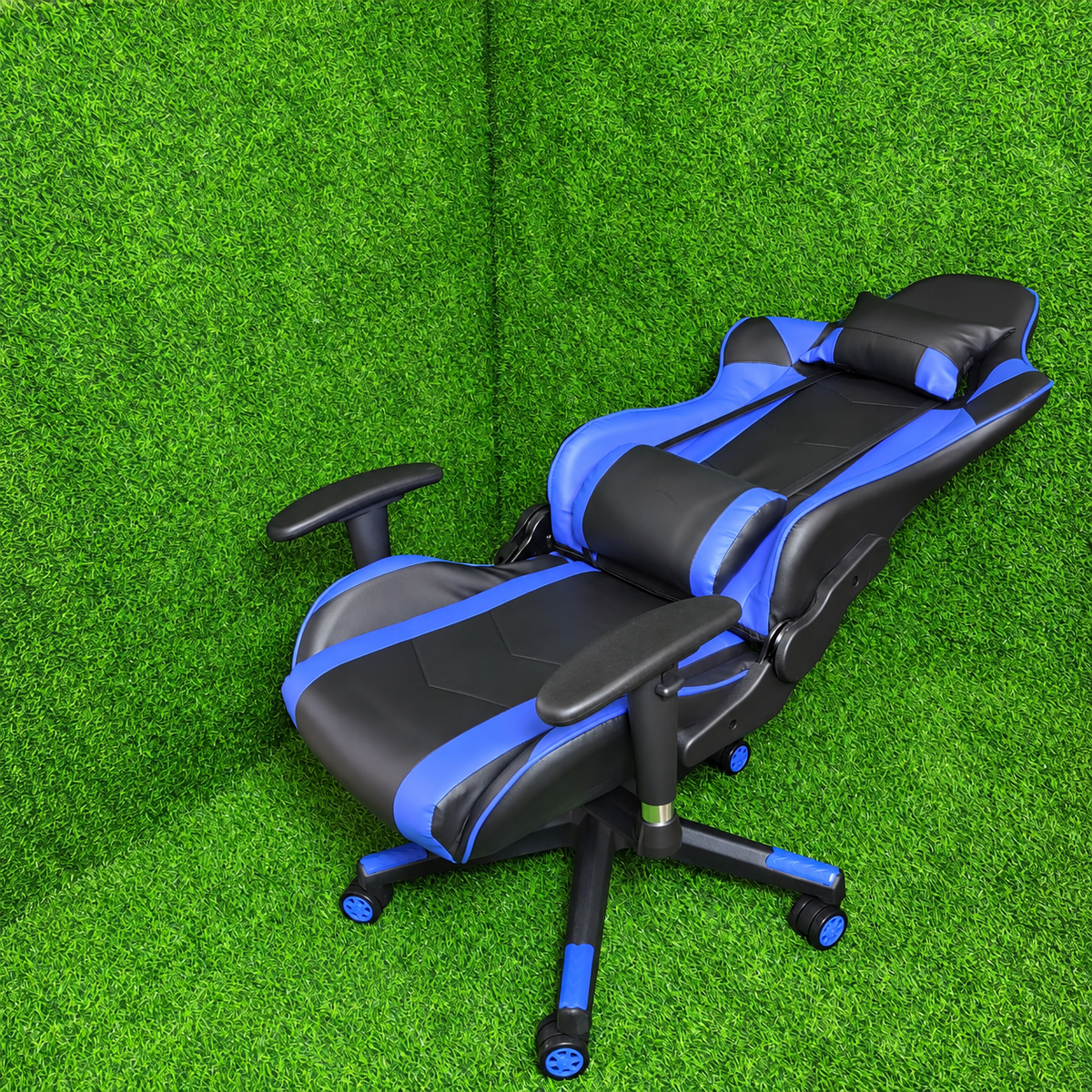 Silla Gamer 100% Reclinable Con Apoyabrazos Ajustables – Diseño Deportivo Con Almohadilla Lumbar Y Cervical