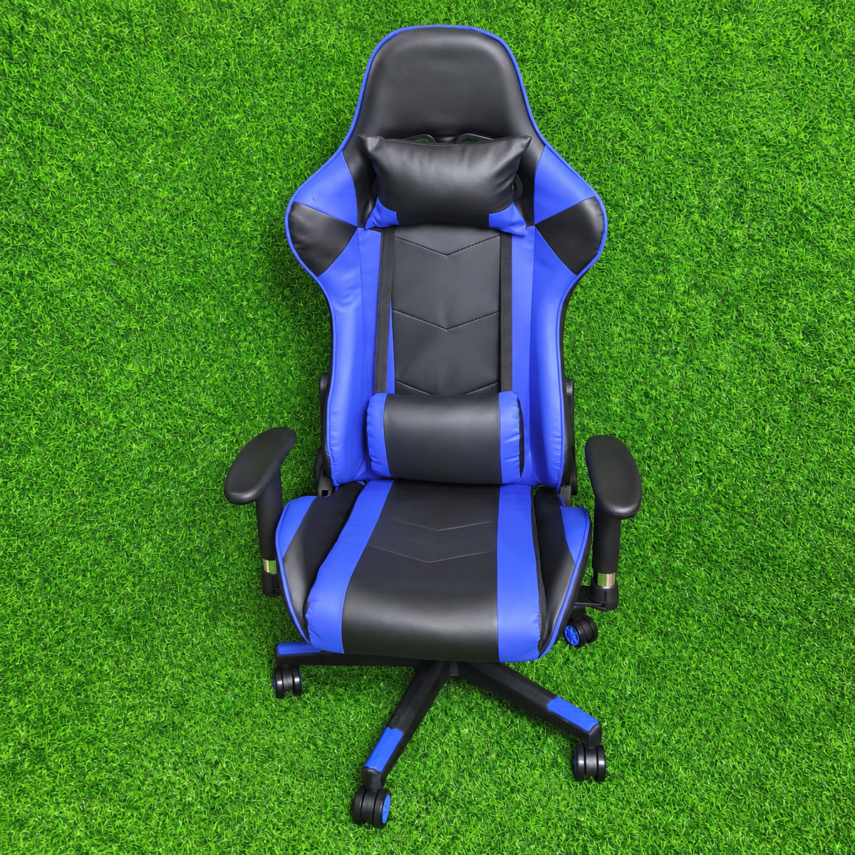 Silla Gamer 100% Reclinable Con Apoyabrazos Ajustables – Diseño Deportivo Con Almohadilla Lumbar Y Cervical